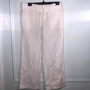 Coletane White Wide Leg Pants Size Medium